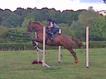 Jumping the orange train at Ballyduff