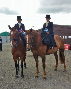 Sarah and Ralph (left) and Dolly and I (right) at Balmoral