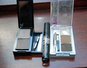 Left Catrice Brow Kit, Right: Wet N Wild Brow Kit. Both are amazing products, come in a varierty of shades and will give you change from a fiver!!