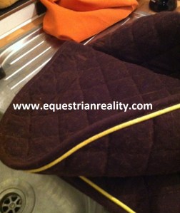 Guinea Pig Saddle Cloth - Before